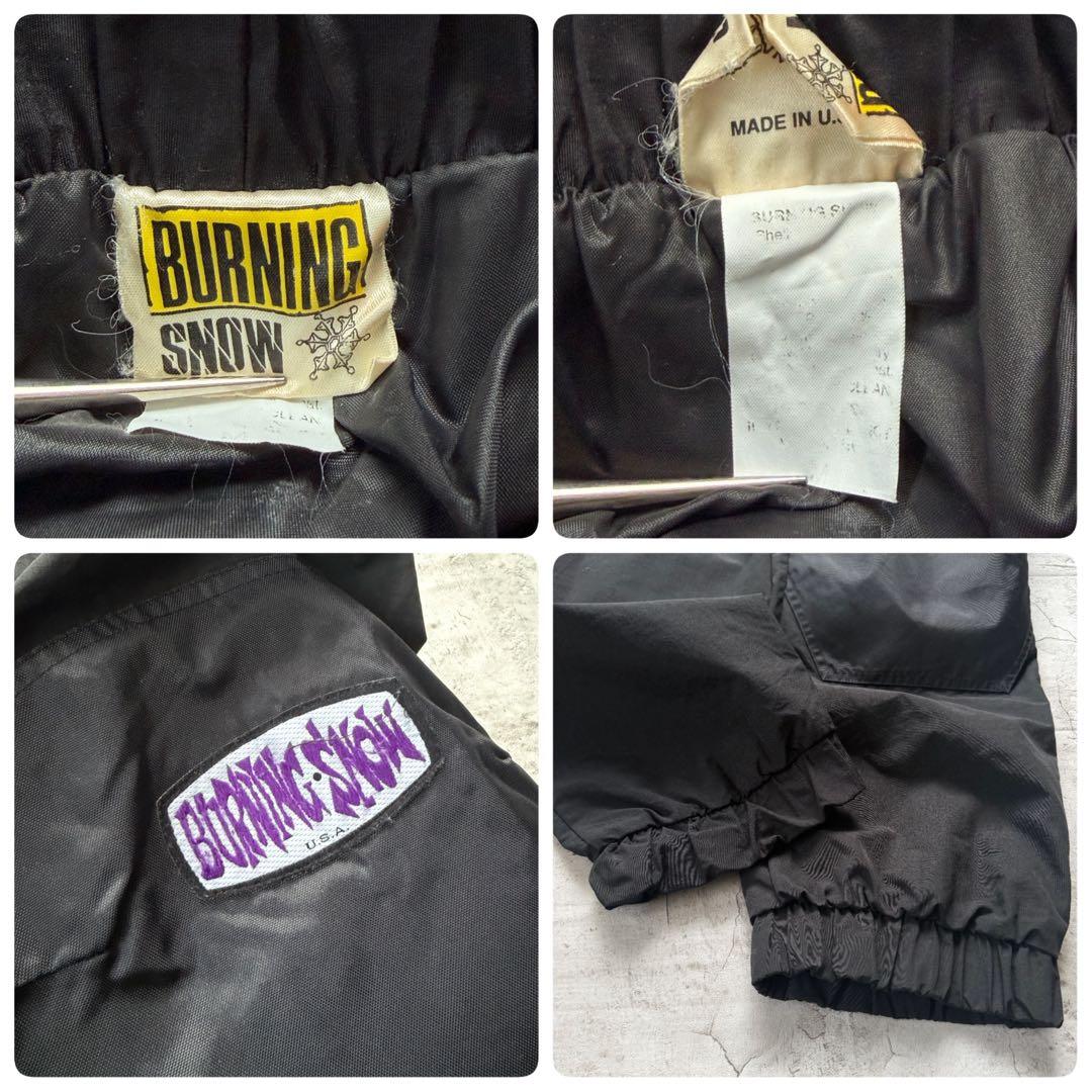 90s BURNING  スノボーウェア　セットアップ USA製