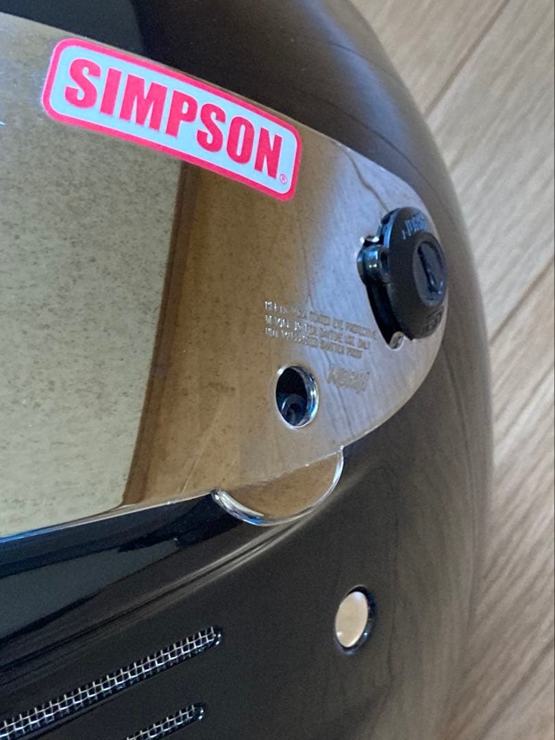 SIMPSON BANDIT Pro ブラック フルフェイスヘルメットLサイズ