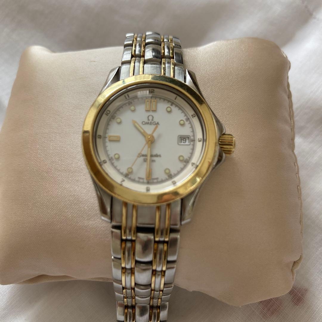 オメガ OMEGA シーマスター120ｍ デイト YGコンビ