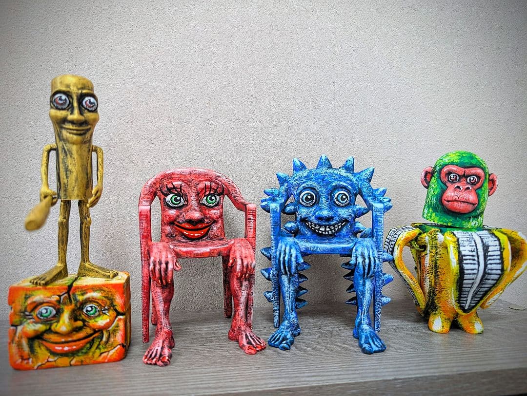 アオリイカ　ブレインロット　3点　テテテ　クララ　チンパンジーニ