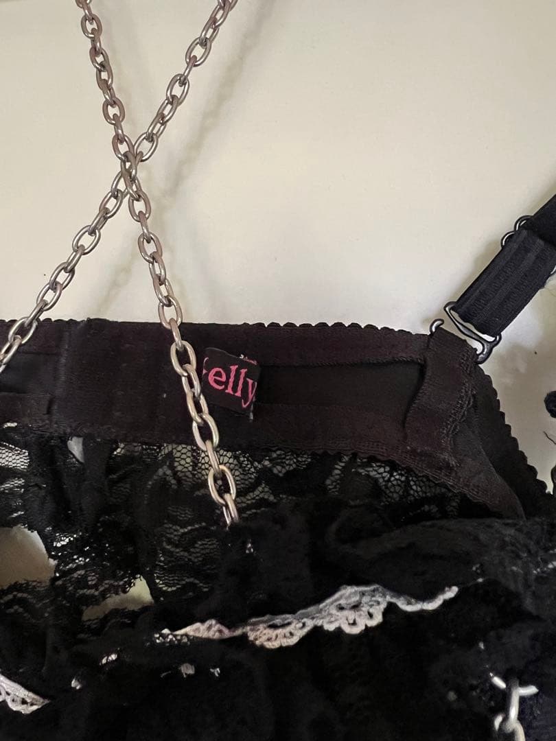 合馬1: 1点物 h.naoto h.jelly チェーンレースブラトップ