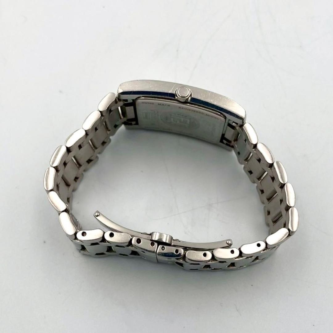 457 フェンディ 7000G 腕時計 スクエア ホワイト文字盤 スモセコ