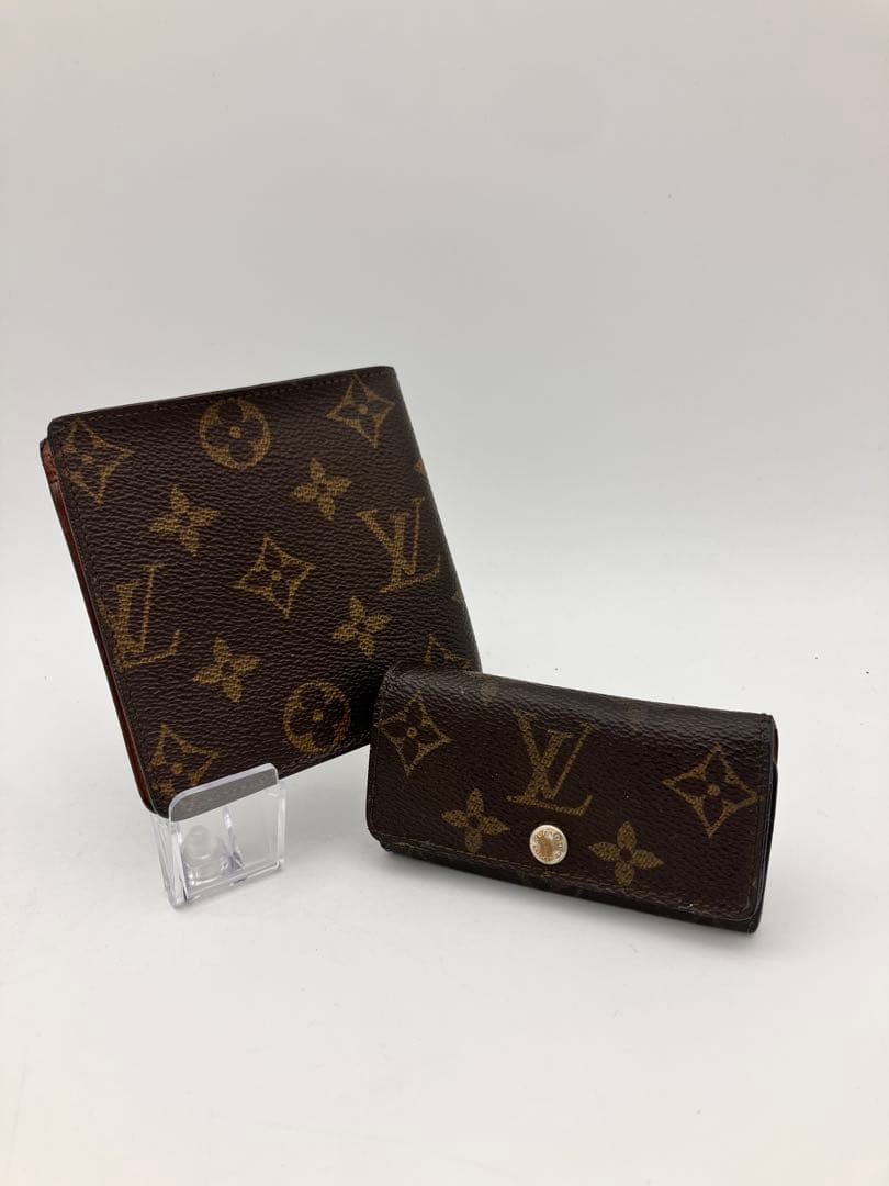 ルイヴィトン ポルトフォイユ・マルコ 二つ折り財布 キーケース 2点セット