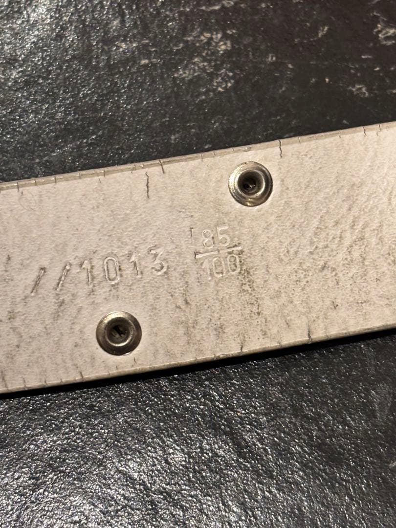 ディオールオム エディ 2004SS strip スタッズベルト 85 ホワイト