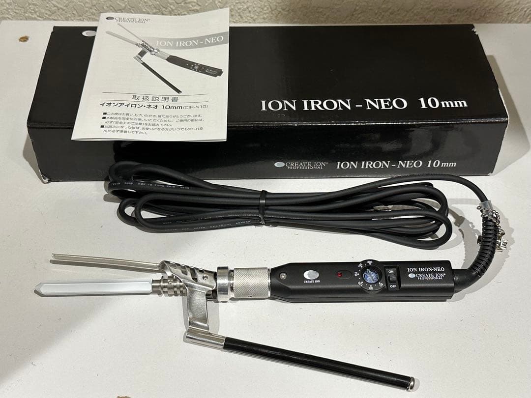 理容　美容　クレイツ　ION IRON - NEO ヘアアイロン10mm