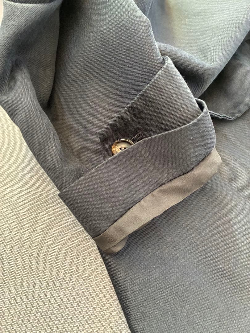 希少一枚袖/メゾンマルジェラ14/ステンカラーコート/黒/50/ハーフコート