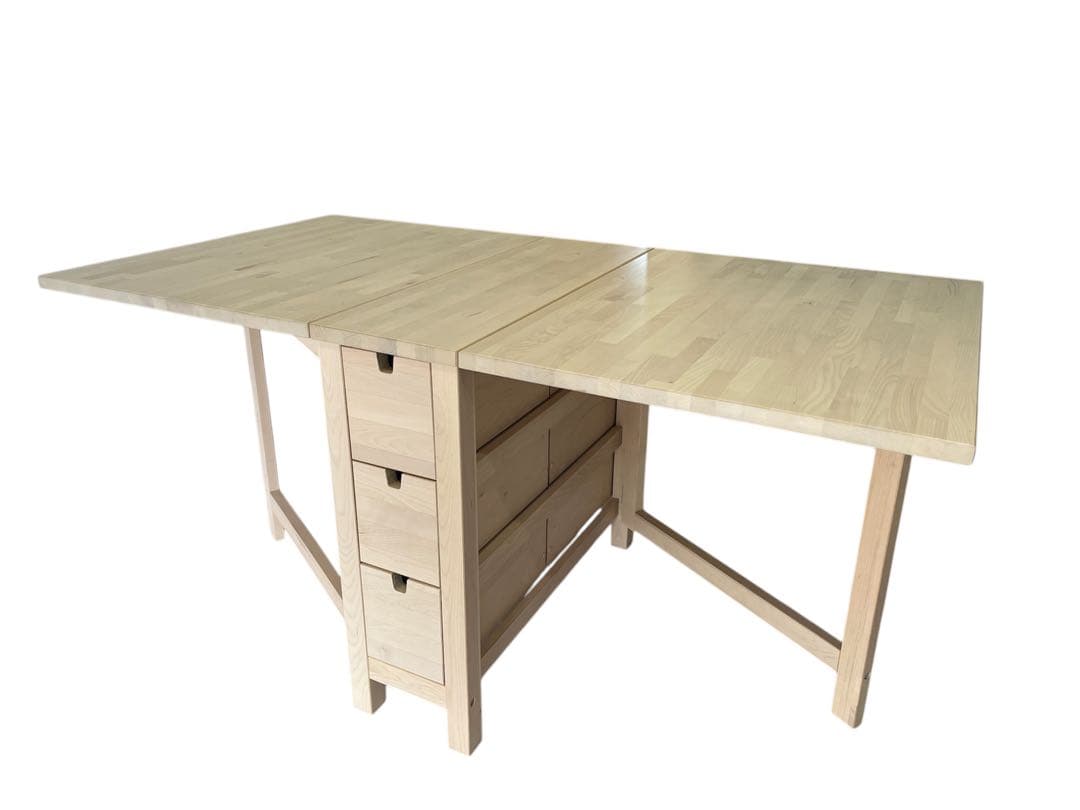 IKEA ノールデン ゲートレッグテーブル/バーチ