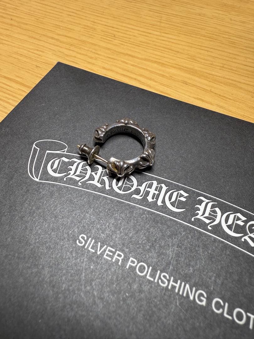 美品 CHROME HEARTS シルバー フープピアス
