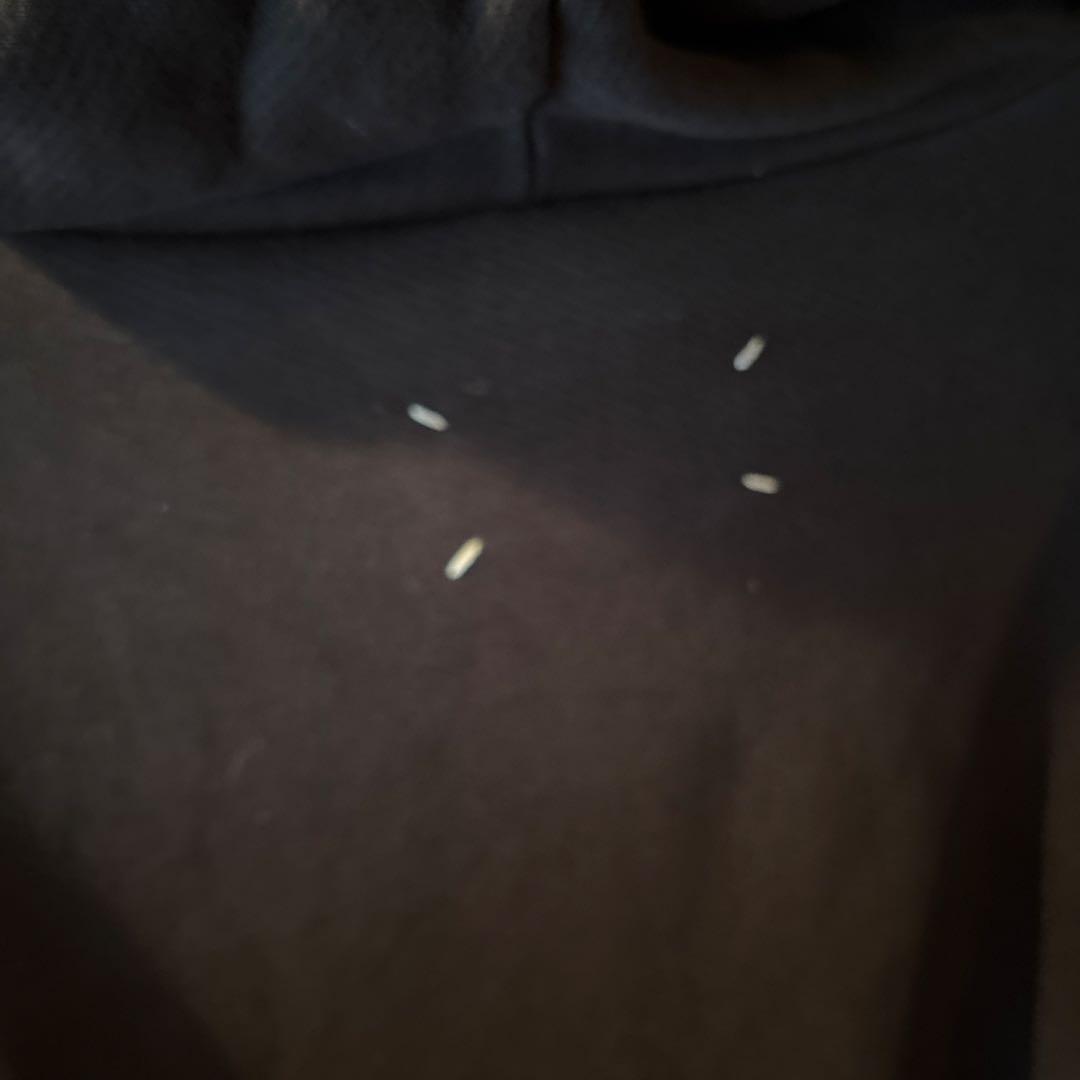 兵*ん様 メゾンマルジェラ　2020aw 反転ロゴ　パーカー　黒