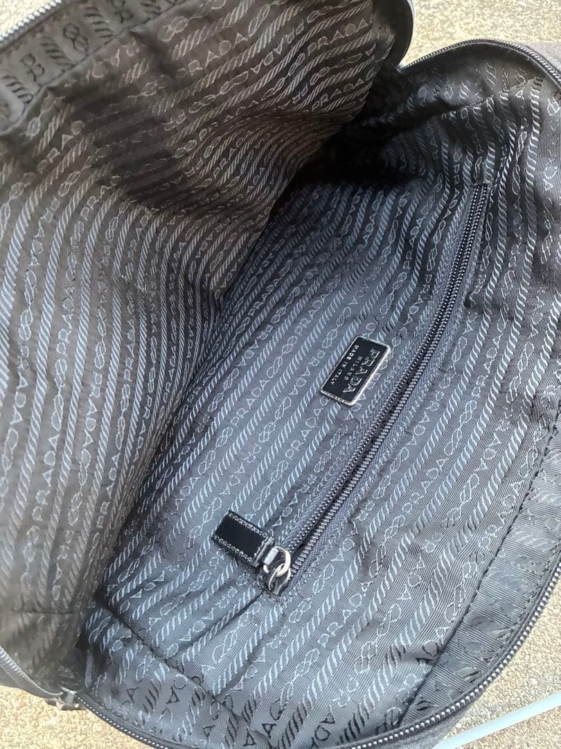 ぞ*の様 PRADA SPORT プラダ　スポーツ　ハンドバッグ グレー　ギャラ