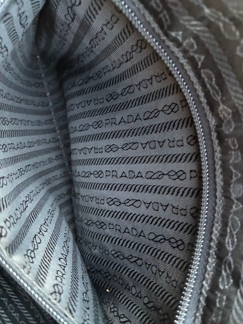 ぞ*の様 PRADA SPORT プラダ　スポーツ　ハンドバッグ グレー　ギャラ