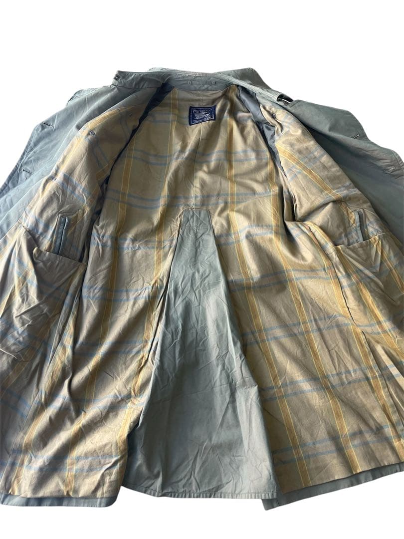 7*5様 Burberry's バーバリー　一枚袖トレンチコート 玉虫色　60s