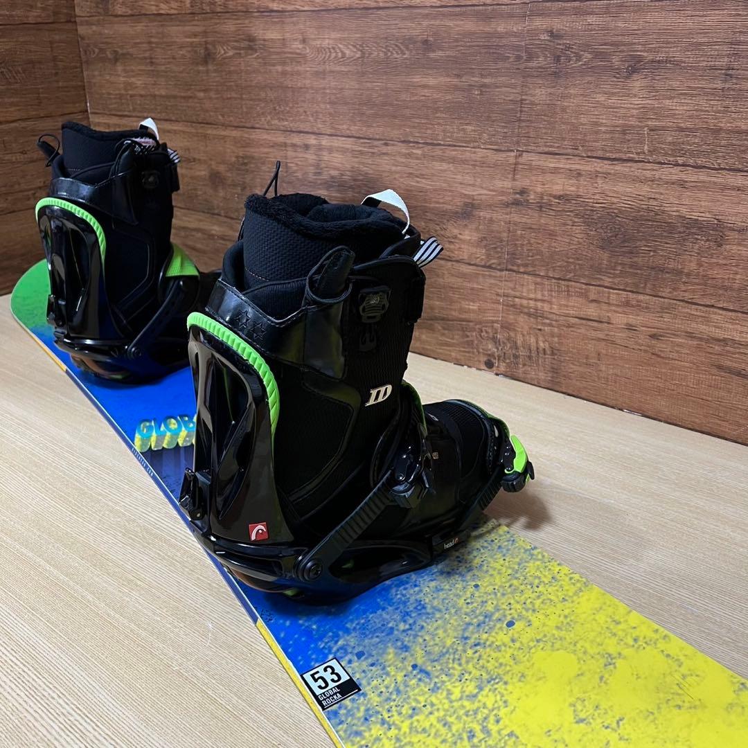 HEAD　DEELUXE メンズスノーボード 4点セット153cm メンテ済み