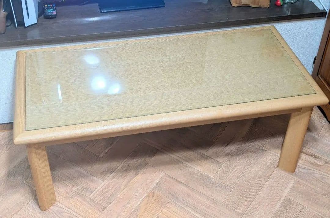 柏木工 ホワイトオーク リビングテーブル ローテーブル 無垢材 飛騨の家具