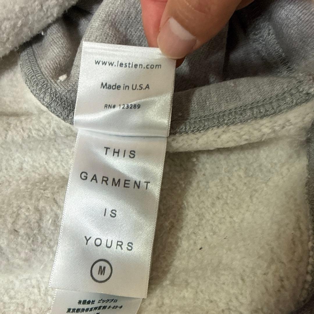 Les Tien パーカー グレー Mサイズ