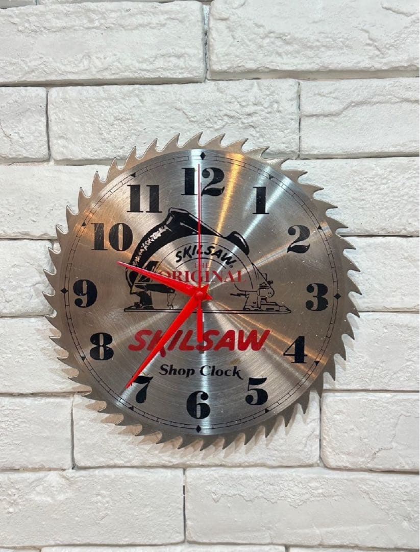 【東京都内23区配送無料】ビンテージ SKILSAW アメリカ 壁掛け時計 輸入