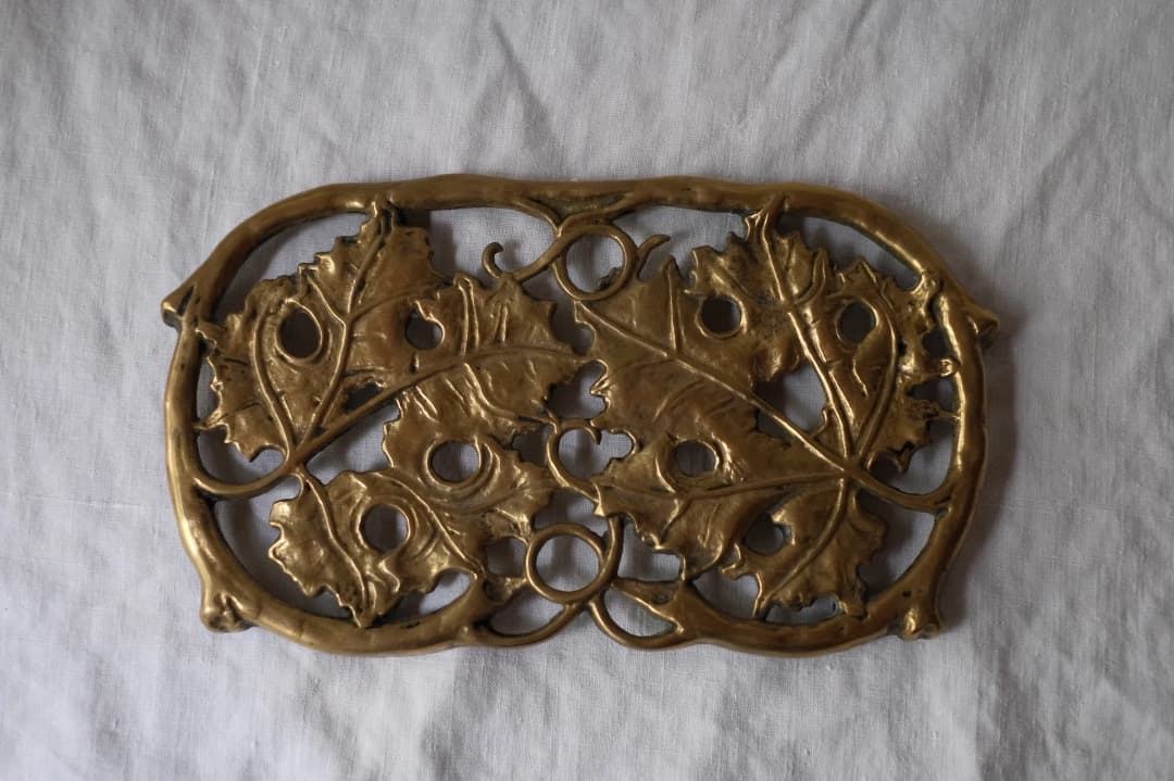 フランスアンティーク｜真鍮のトリベット