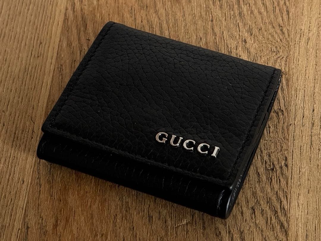 GUCCI 黒 レザー ケース