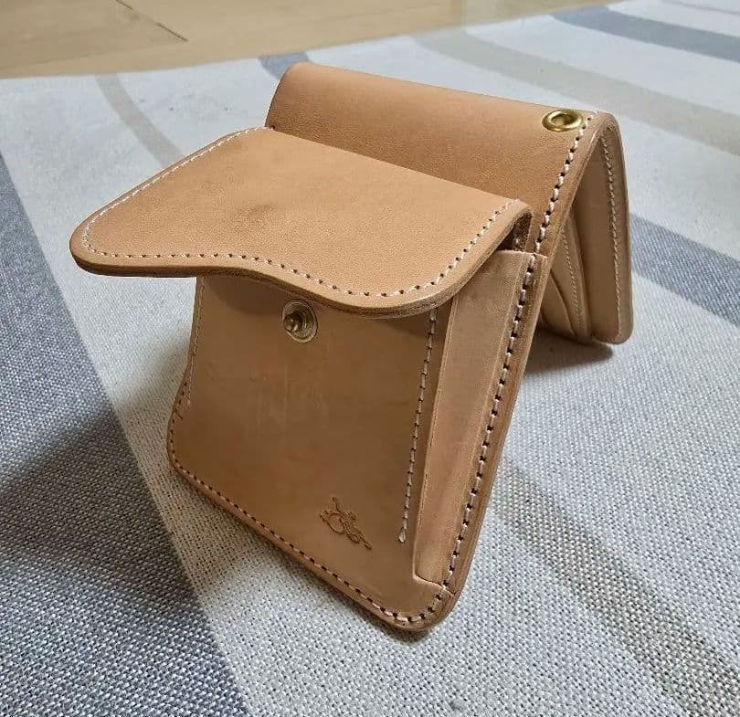 【ほぼ未使用】革蛸　 台形ショートワレット（セカンドタイプ）２４時間以内発送可能