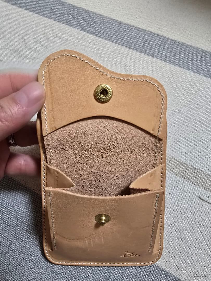 【ほぼ未使用】革蛸　 台形ショートワレット（セカンドタイプ）２４時間以内発送可能