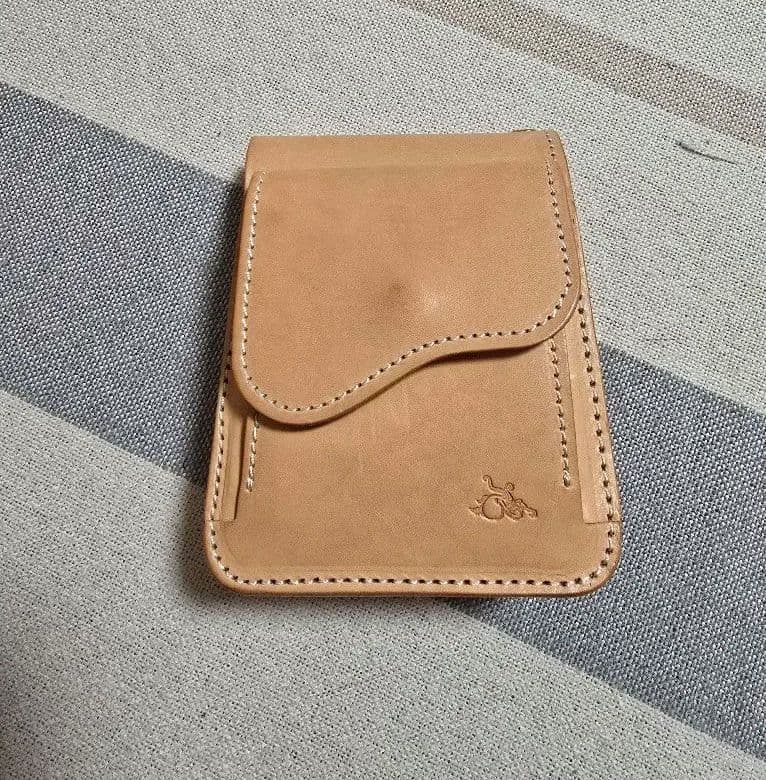 【ほぼ未使用】革蛸　 台形ショートワレット（セカンドタイプ）２４時間以内発送可能