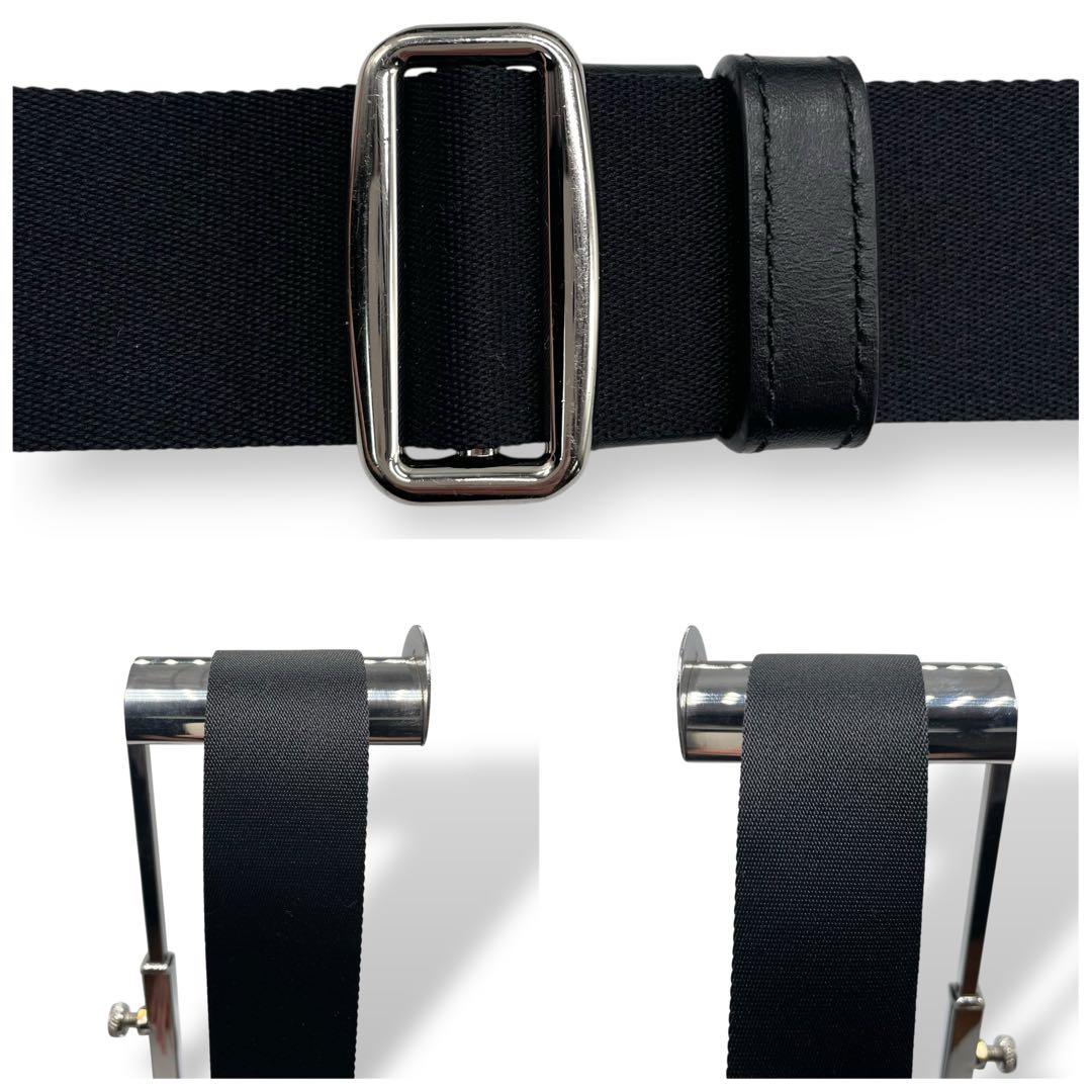 美品 COACH コーチ☆シボ革 ロゴ型押しショルダーバッグ レザー ブラック