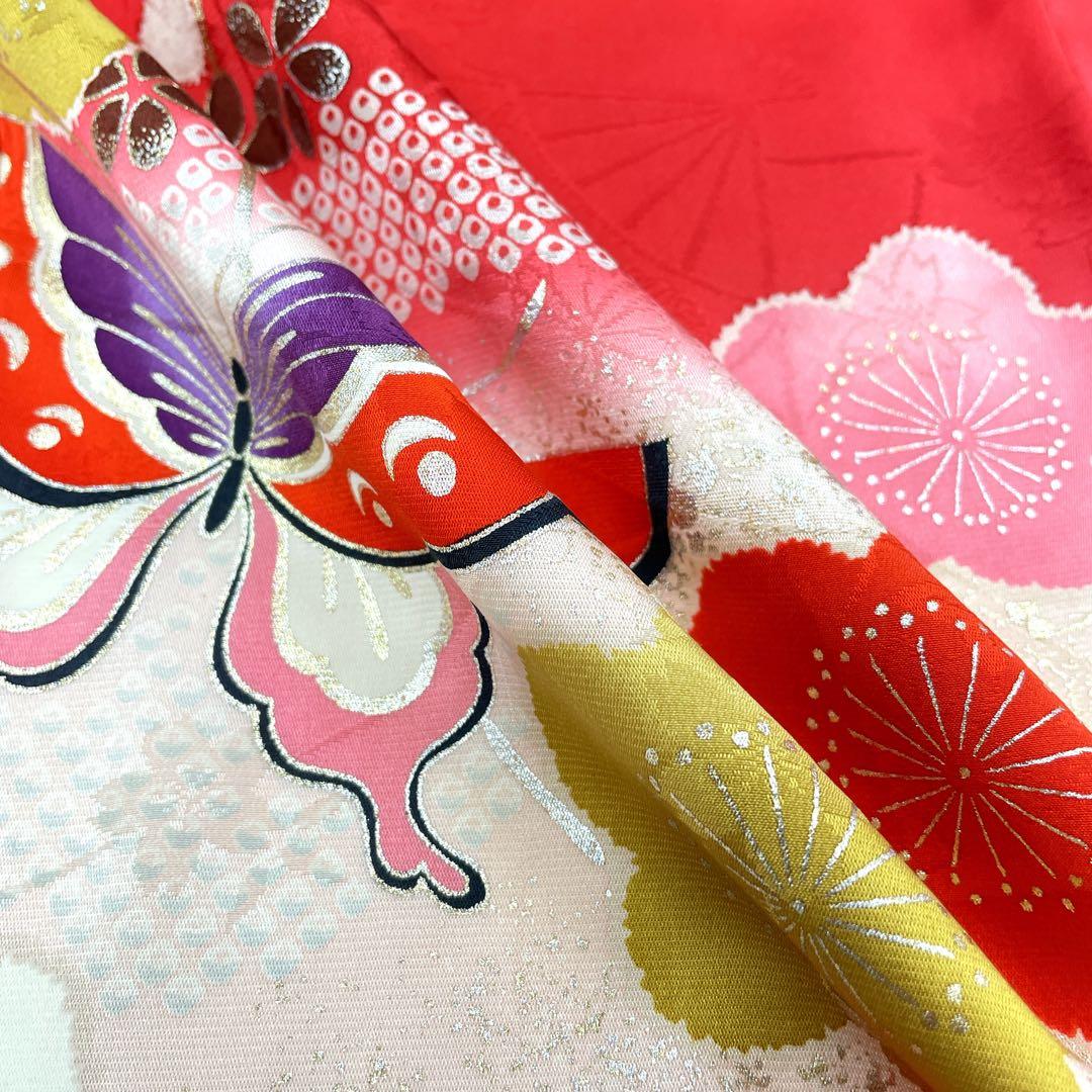 ◎mk-2550　七五三　女の子　着物　7歳　日本製　　12-4