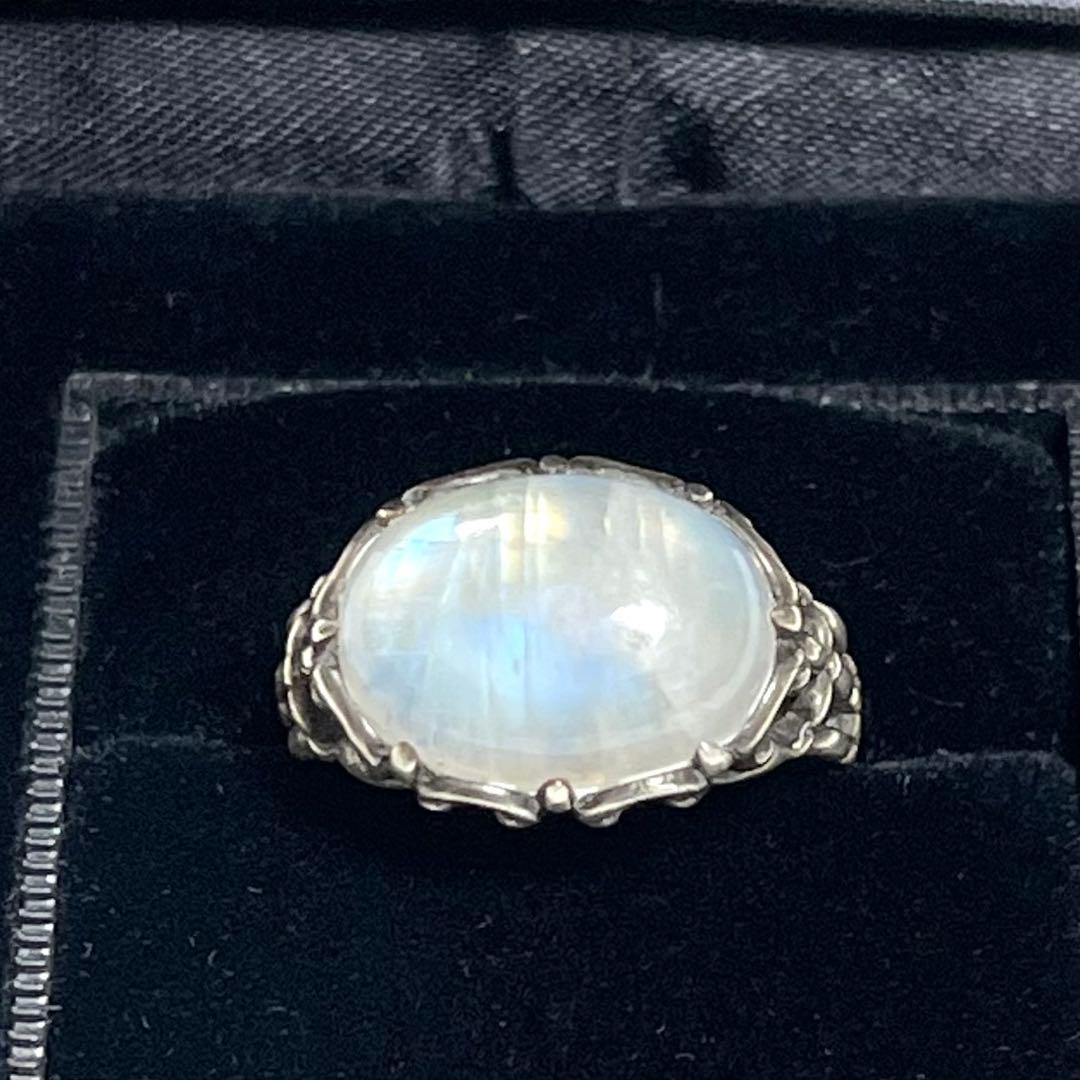 専用 Geodesique ジィオデシック ブルームーンストーン シルバーリング