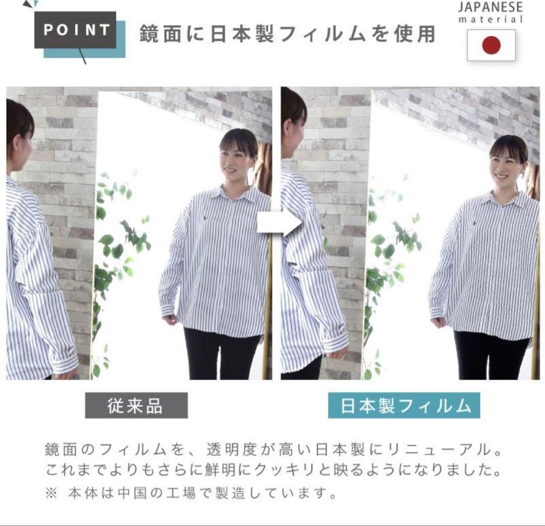 割れない鏡 リフセーフ日本製 新品未使用未開封 壁掛けミラー フィルムミラー