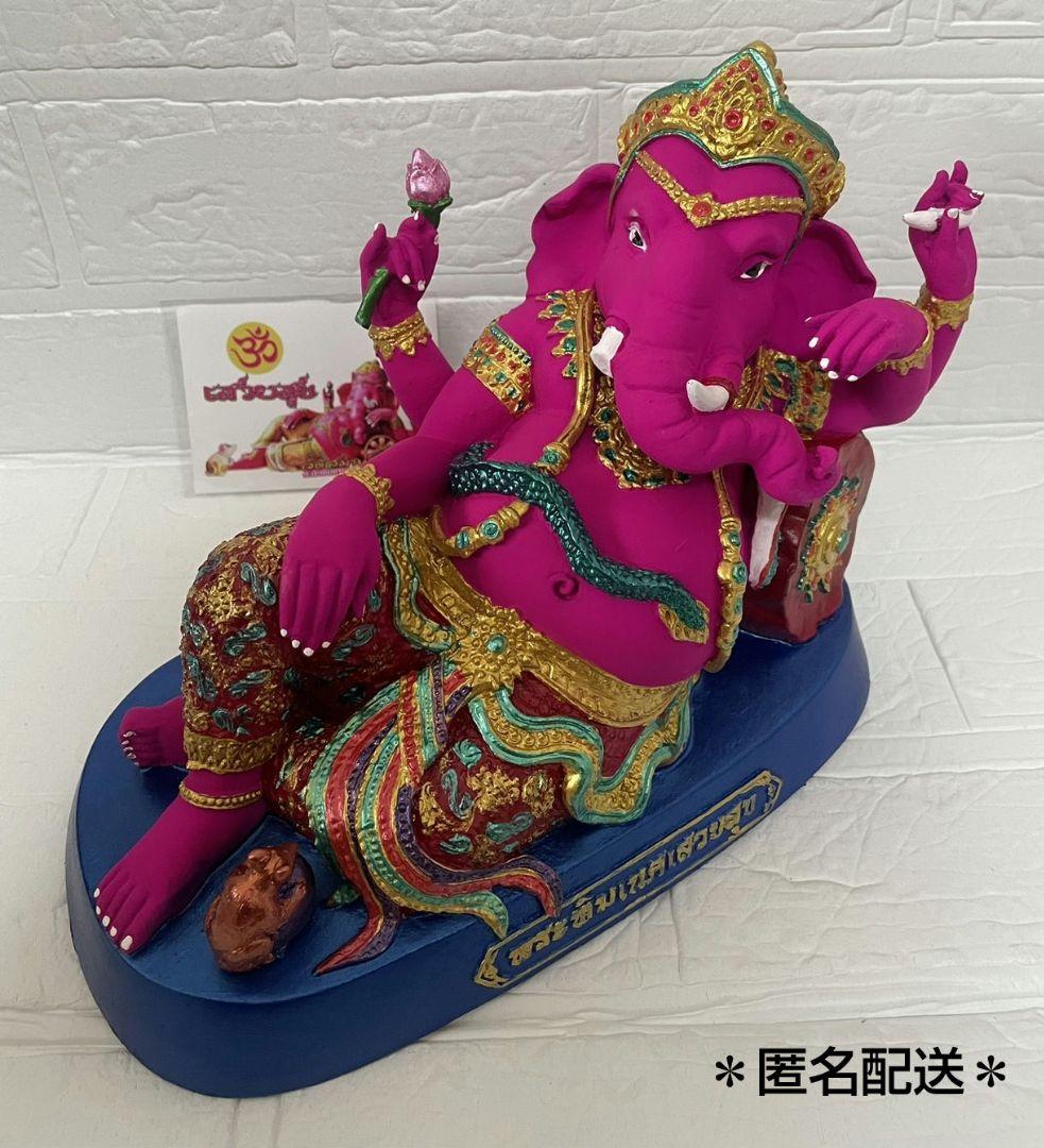 ピンクのガネーシャ像 約30cm①