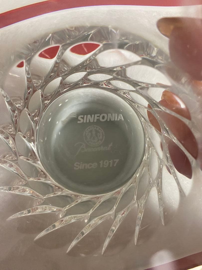 バカラ シンフォニア 新品未使用 ペアガラス ロックグラス