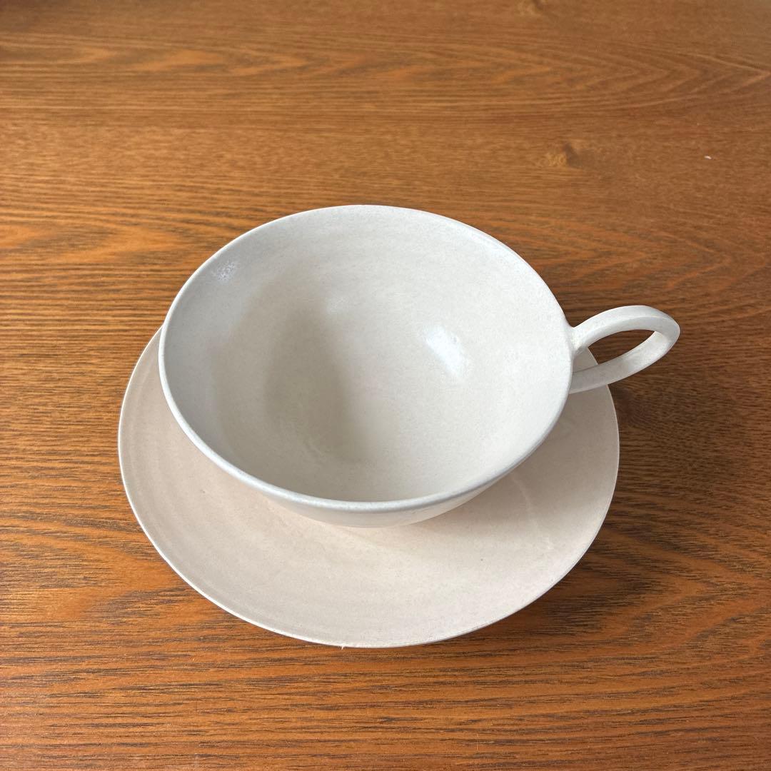 櫻井美奈子オルミナキルンさんのスープカップ&ソーサー1客 新品、未使用