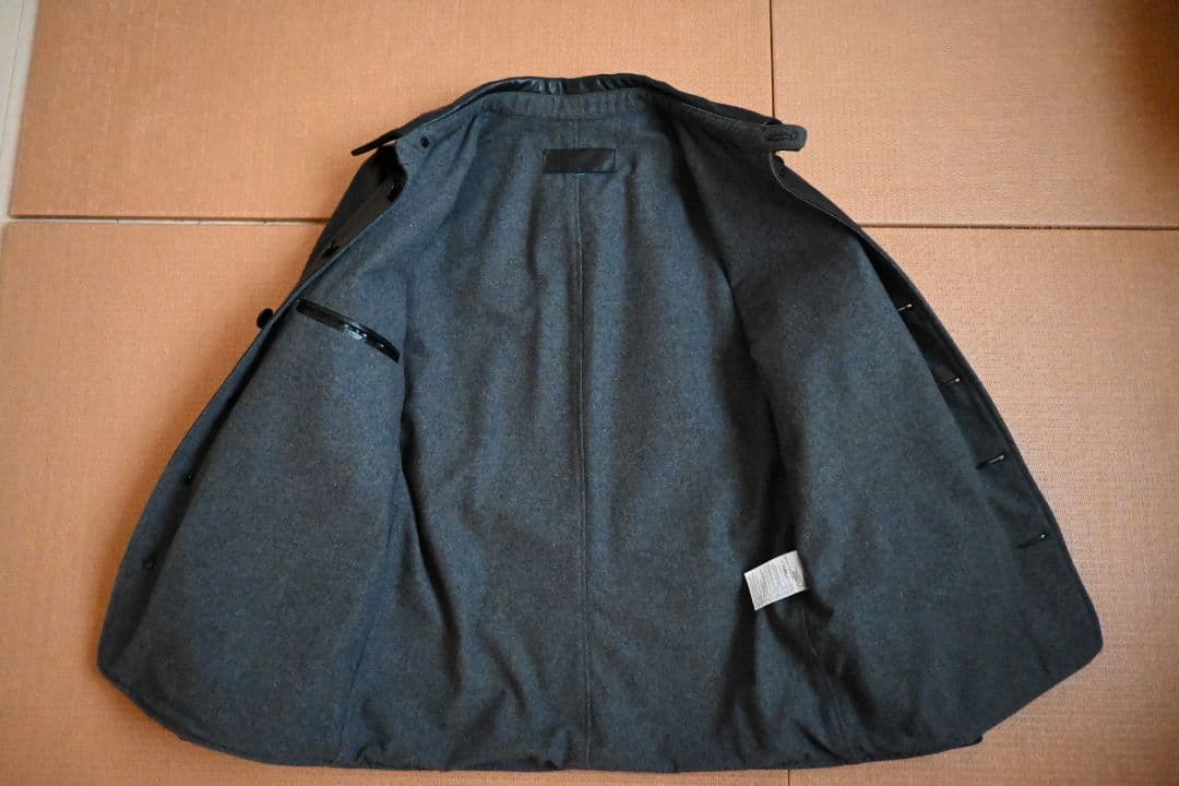 レザージャケット　カウハイド　ブレーキマンコート　カーコート　Mサイズ