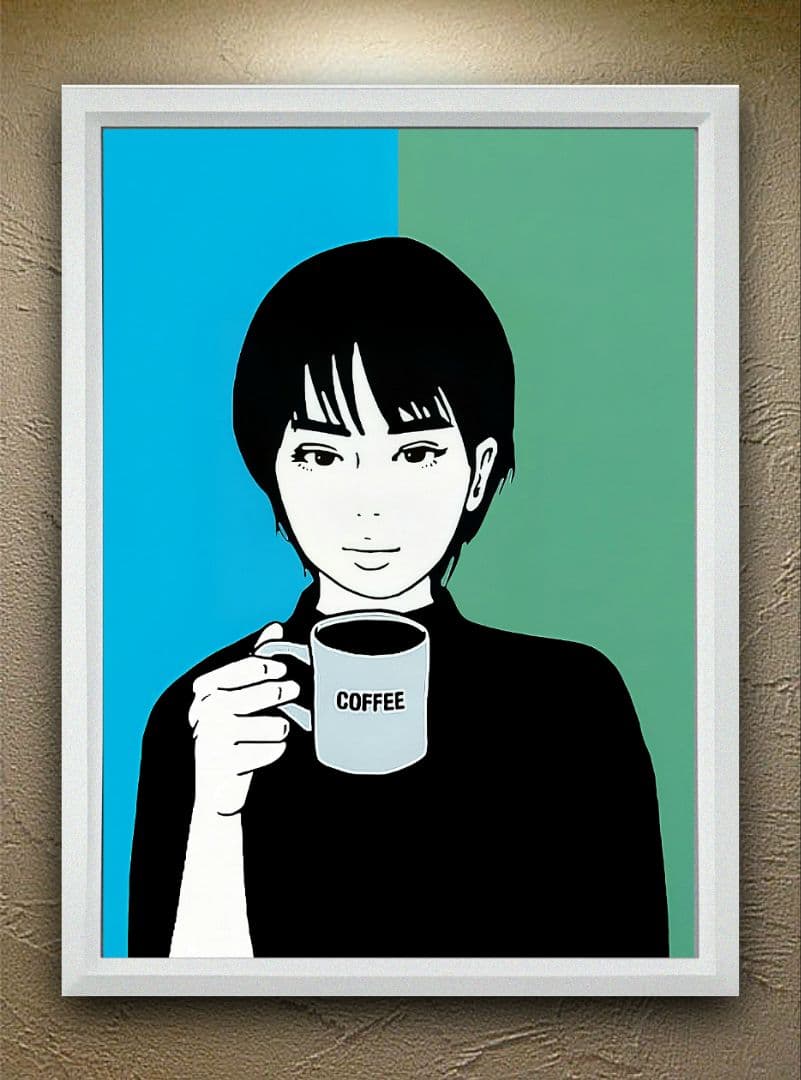 kyne・Casa coffee【A4サイズ写真ポスターフレーム付き４点セット】