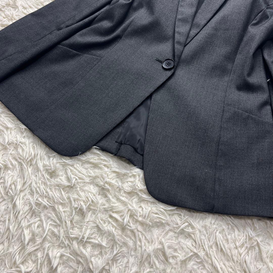 ●良品　パンツ未使用　INDIVI スーツ　セットアップ　上下　チェック