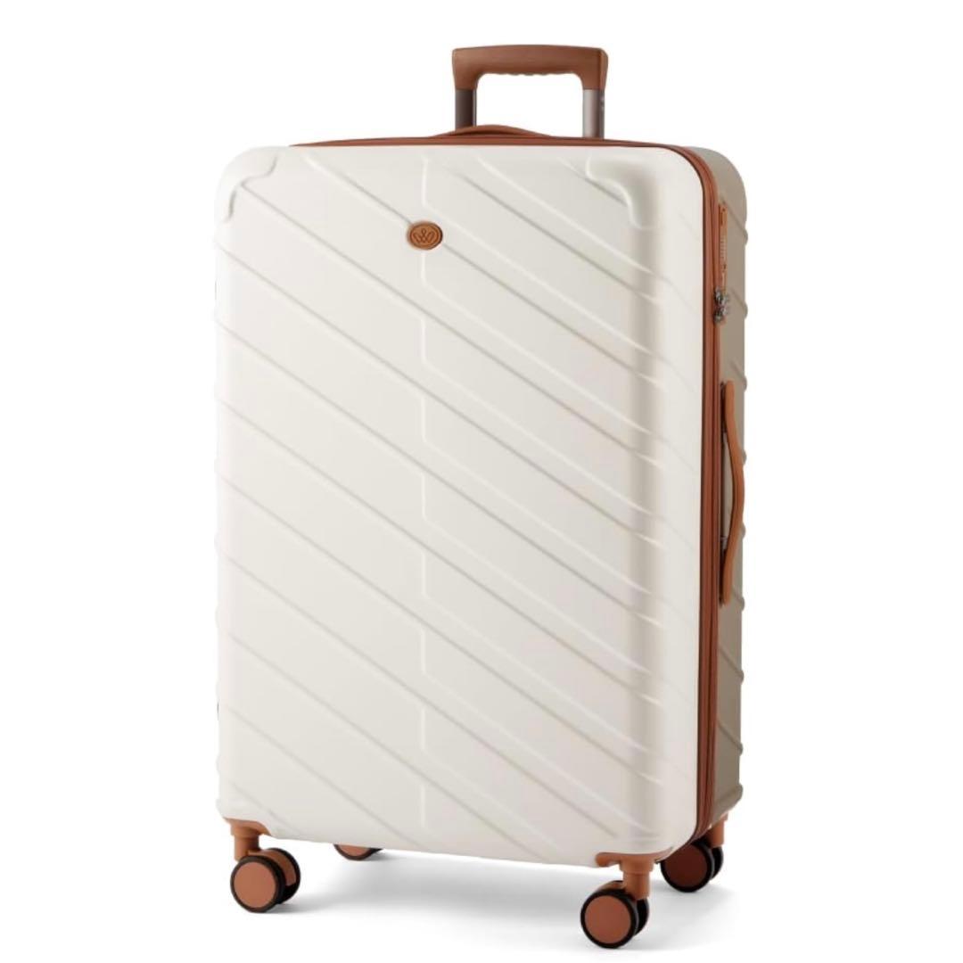 スーツケース キャリーケース 機内持ち込み TSAロック 超軽量 ラテカラー L