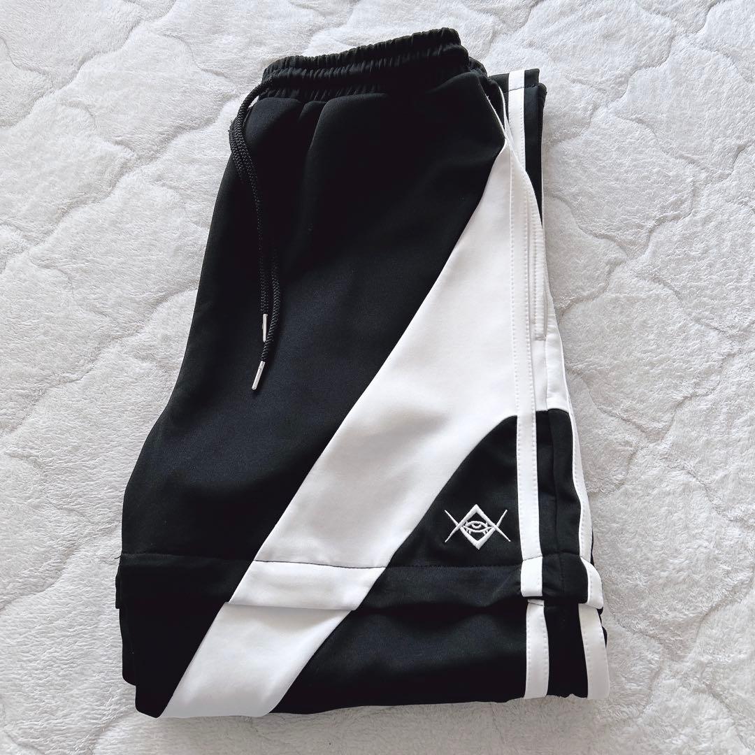 REFLEM 2WAY切替ジャージパンツ ブラック