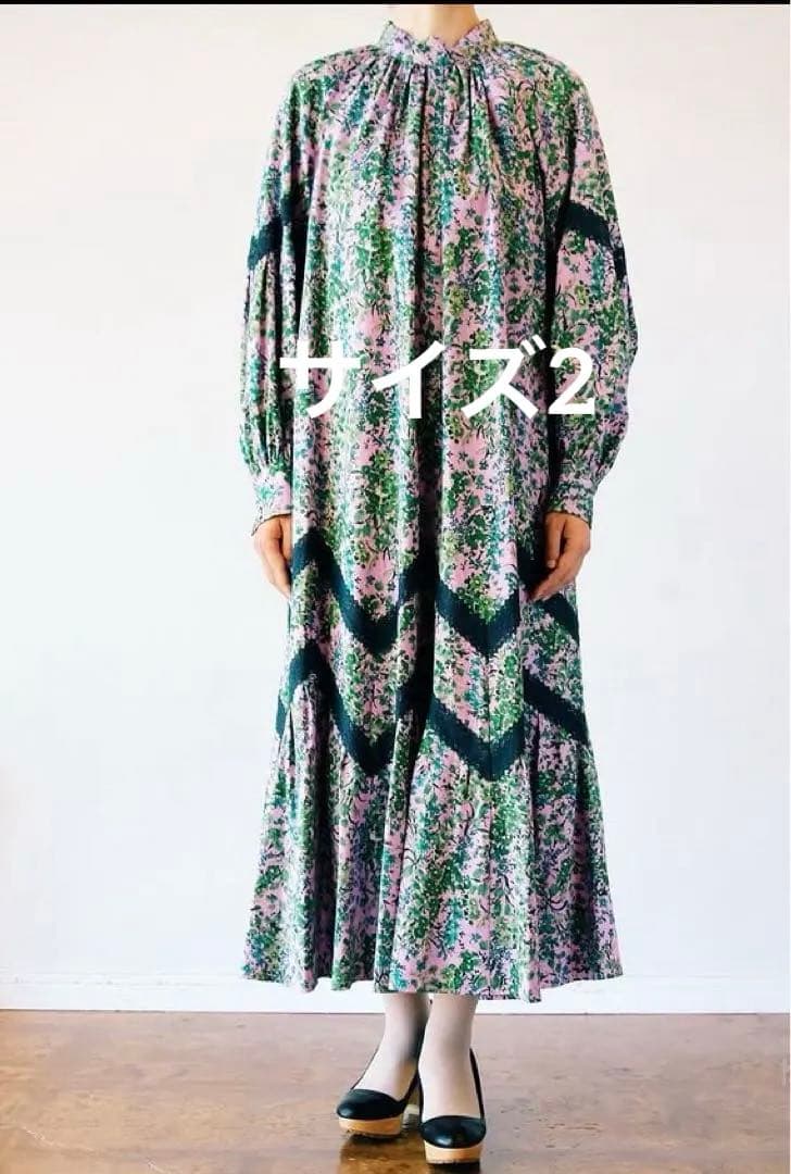 新品ルールロジェット　flower print dress 2