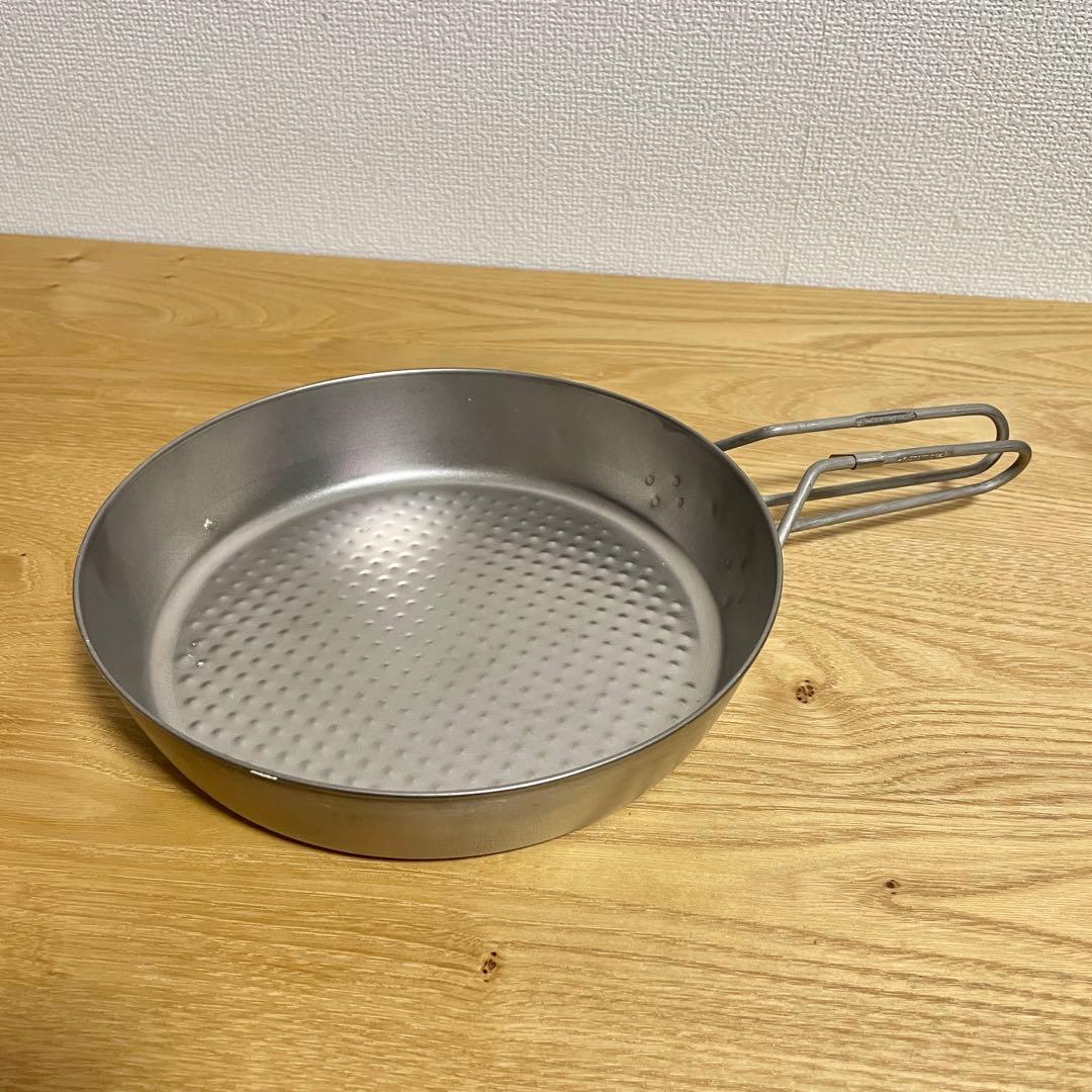 超希少 スノーピーク チタンミドルクッカートレック1800フライパン