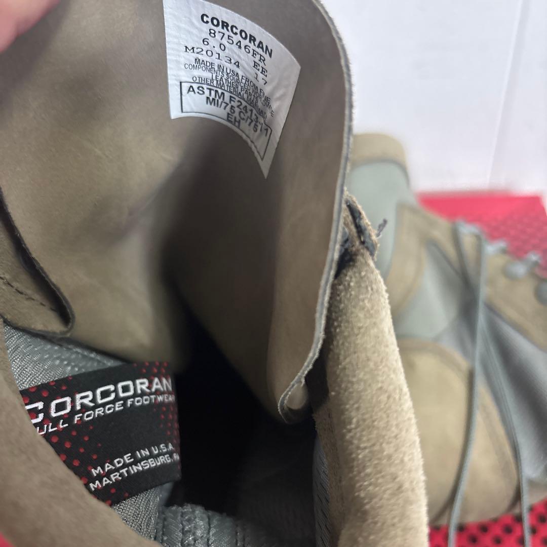 未使用品　米軍実物　CORCORAN コーコラン　ミリタリーブーツ24cm ③