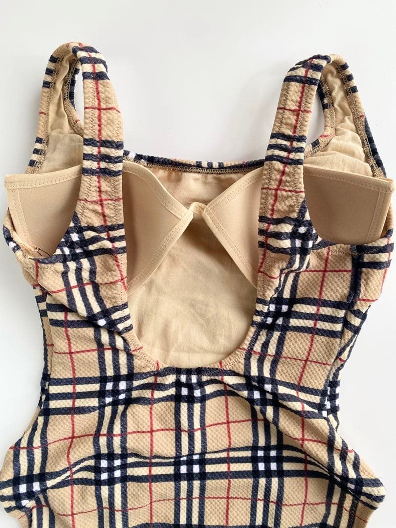 バーバリー BURBERRY ブルーラベル ノバチェック ワンピース水着