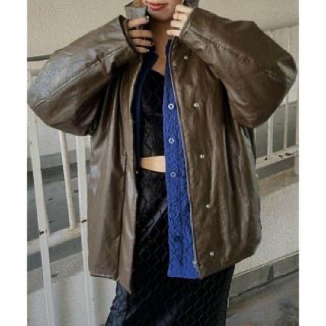 ジャケット・アウター Ameri LEATHER JACKET