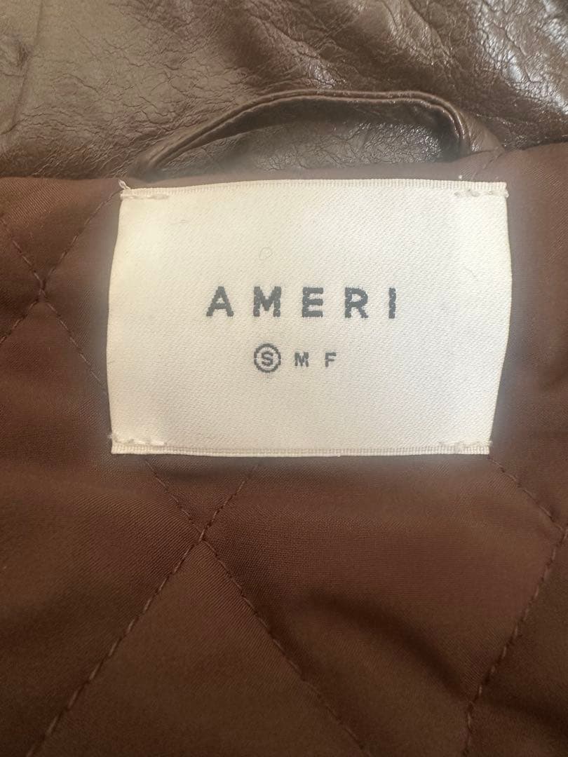 ジャケット・アウター Ameri LEATHER JACKET