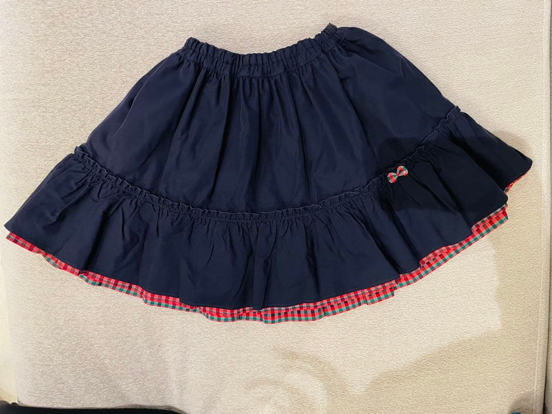 familiar 【新品・未使用】 スカート(リバーシブル)ギフトバッグ付き