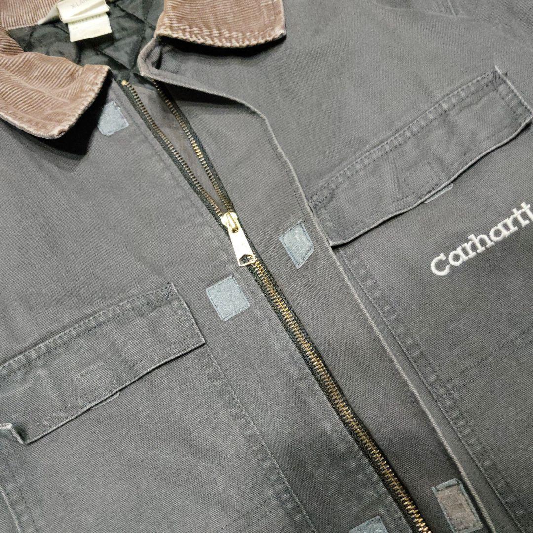 【希少】90,s 三角タグCarhartt カーハート カバーオール グレー