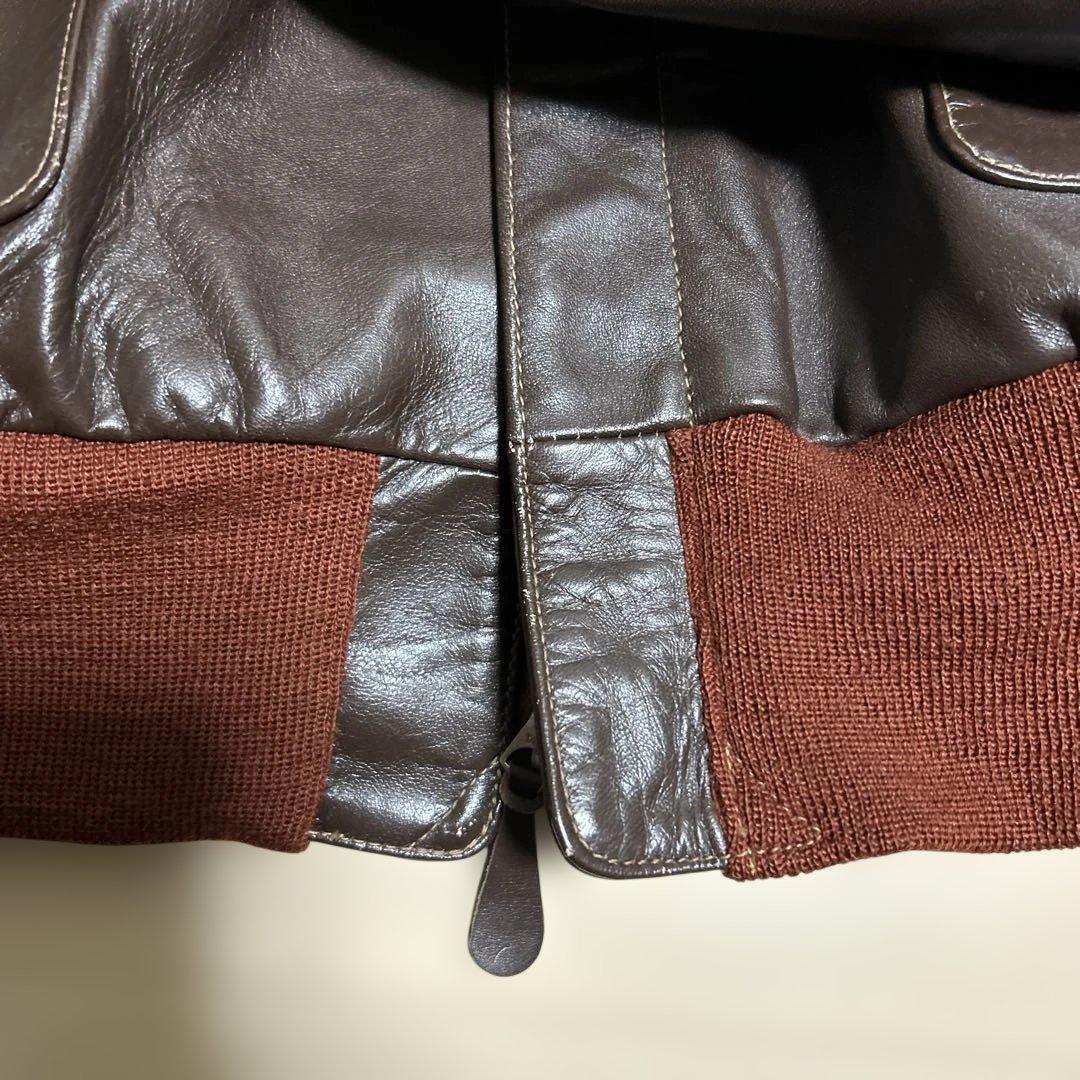 バズリクソンズ Buzz Rickson's A-2 フライトジャケット　赤リブ