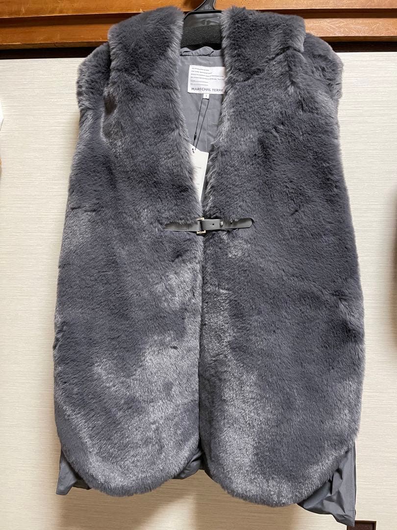 JぇJぇJぇ　MARECHAL TERRE ファーキルティングダウンベスト