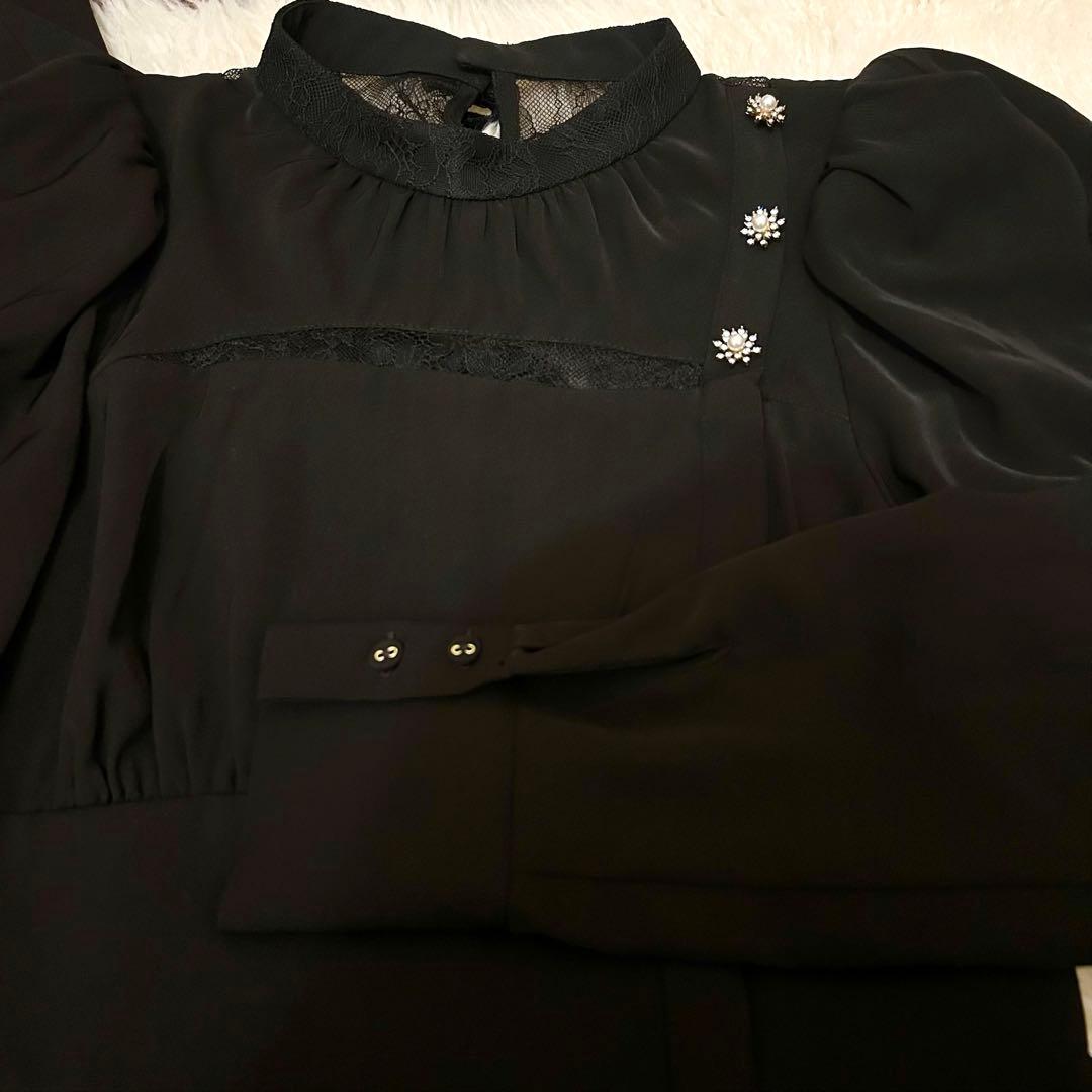 Modern Mademoiselle Back Ribbon Dress 黒