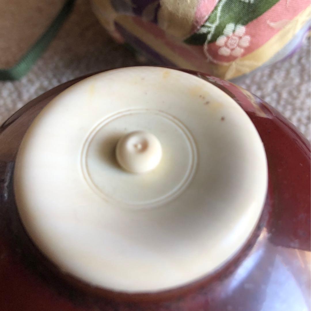 時代　茶入　仕覆　木箱入