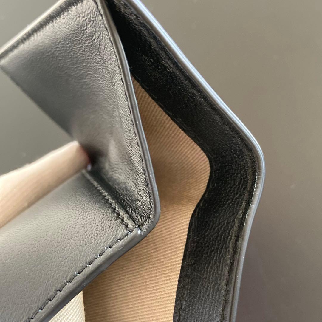 【廃盤モデル】マルニ 三つ折り財布 RUST/CLOUD オレンジ×ホワイト